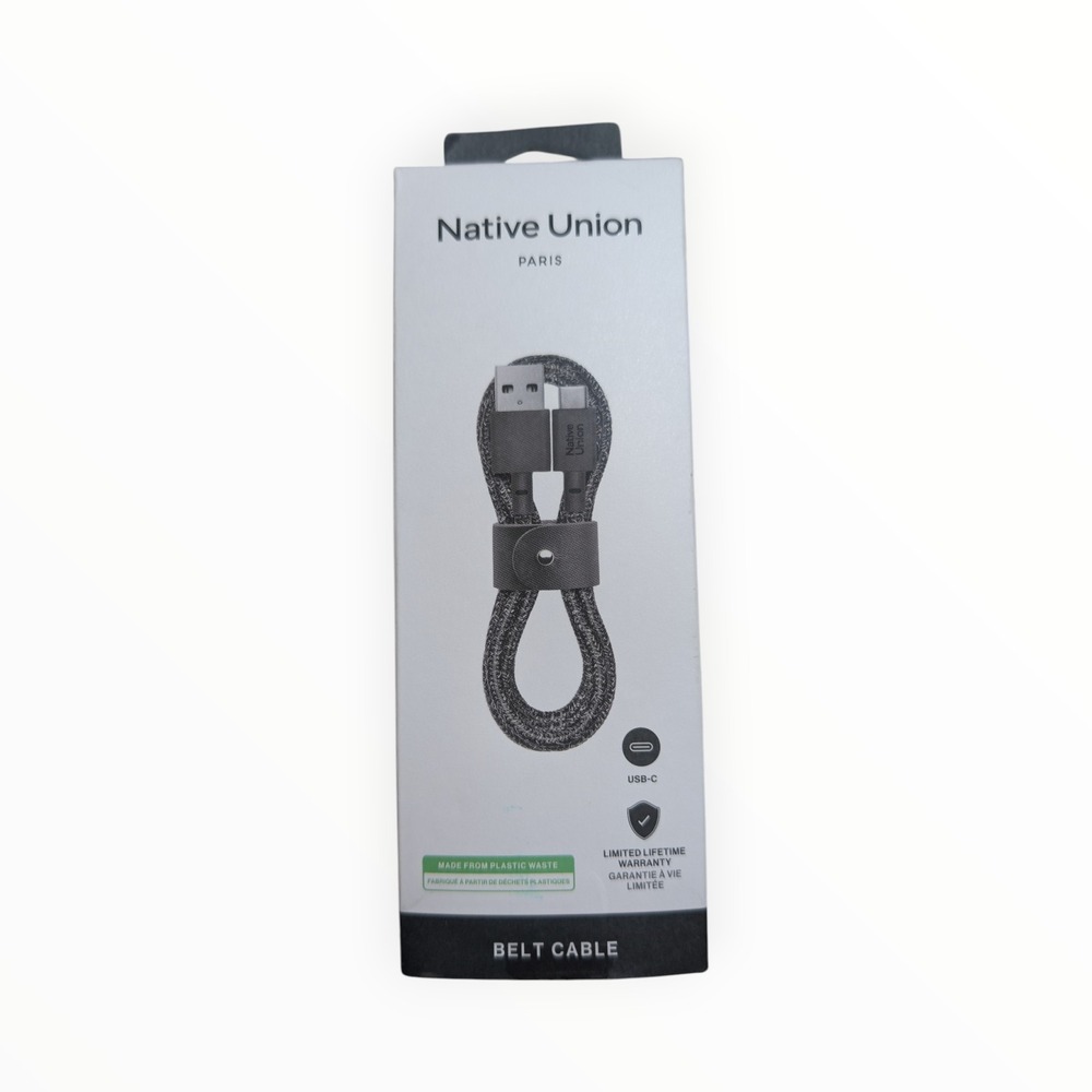 U3-O Native Union Belt Cable 4' USB-C to‎ USB-A Cable - Cosmos